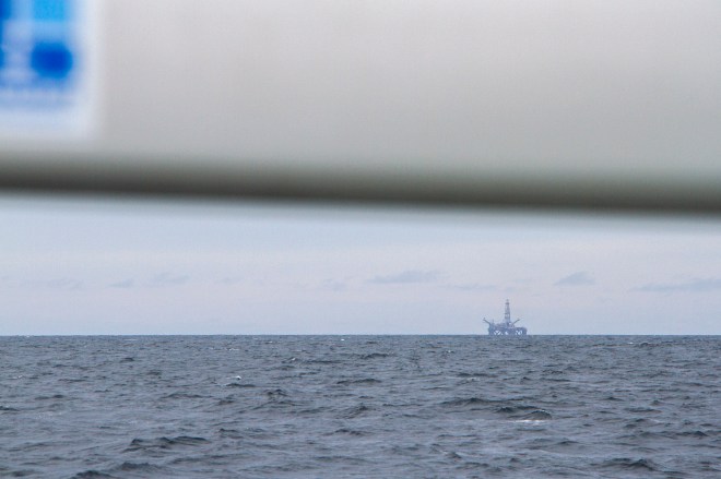 Plattform på Nordsjön